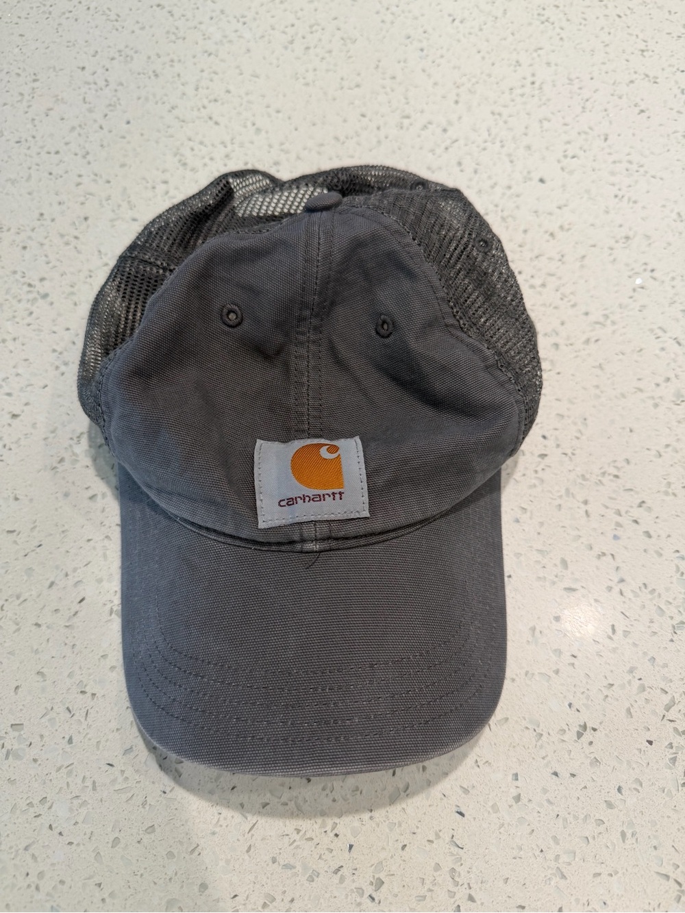 Carhartt Men's Gray Mesh Snap Back Cap
